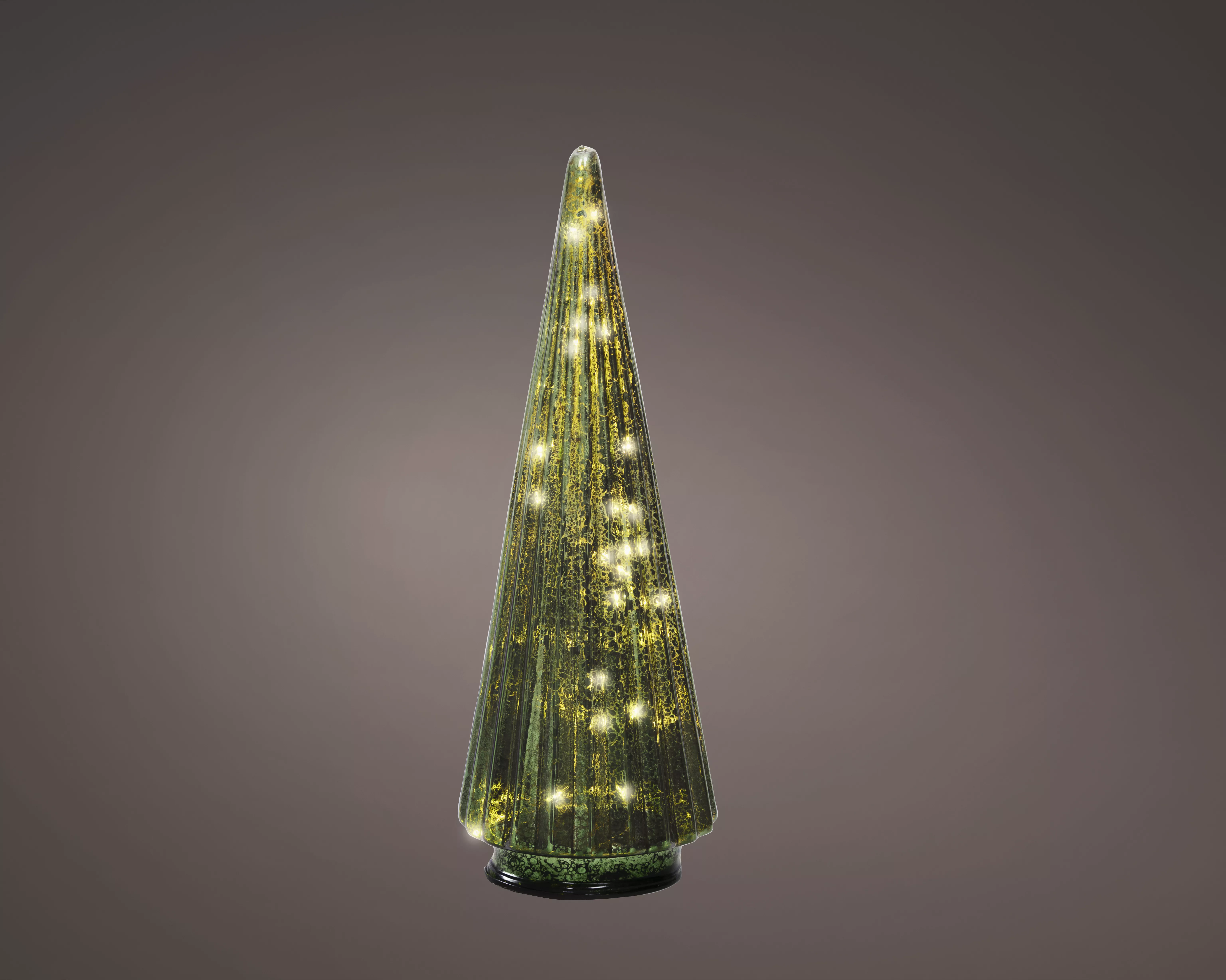 Arbre en verre avec micro LED DEKO