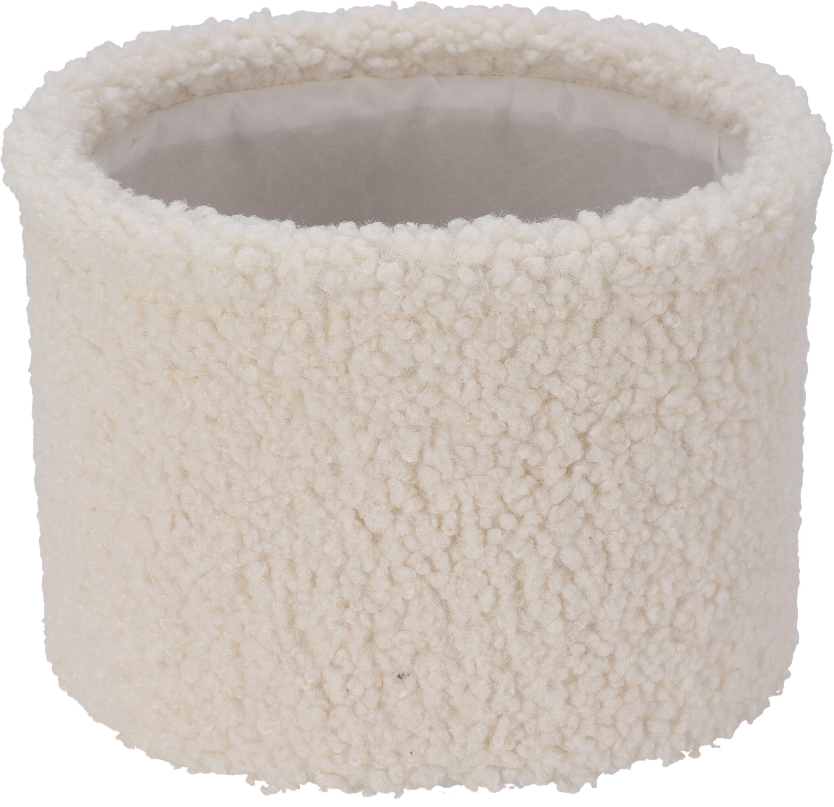 Grand panier aspect peluche EH