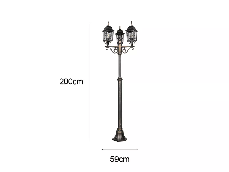 Lampadaire d'extérieur VOLTURNO