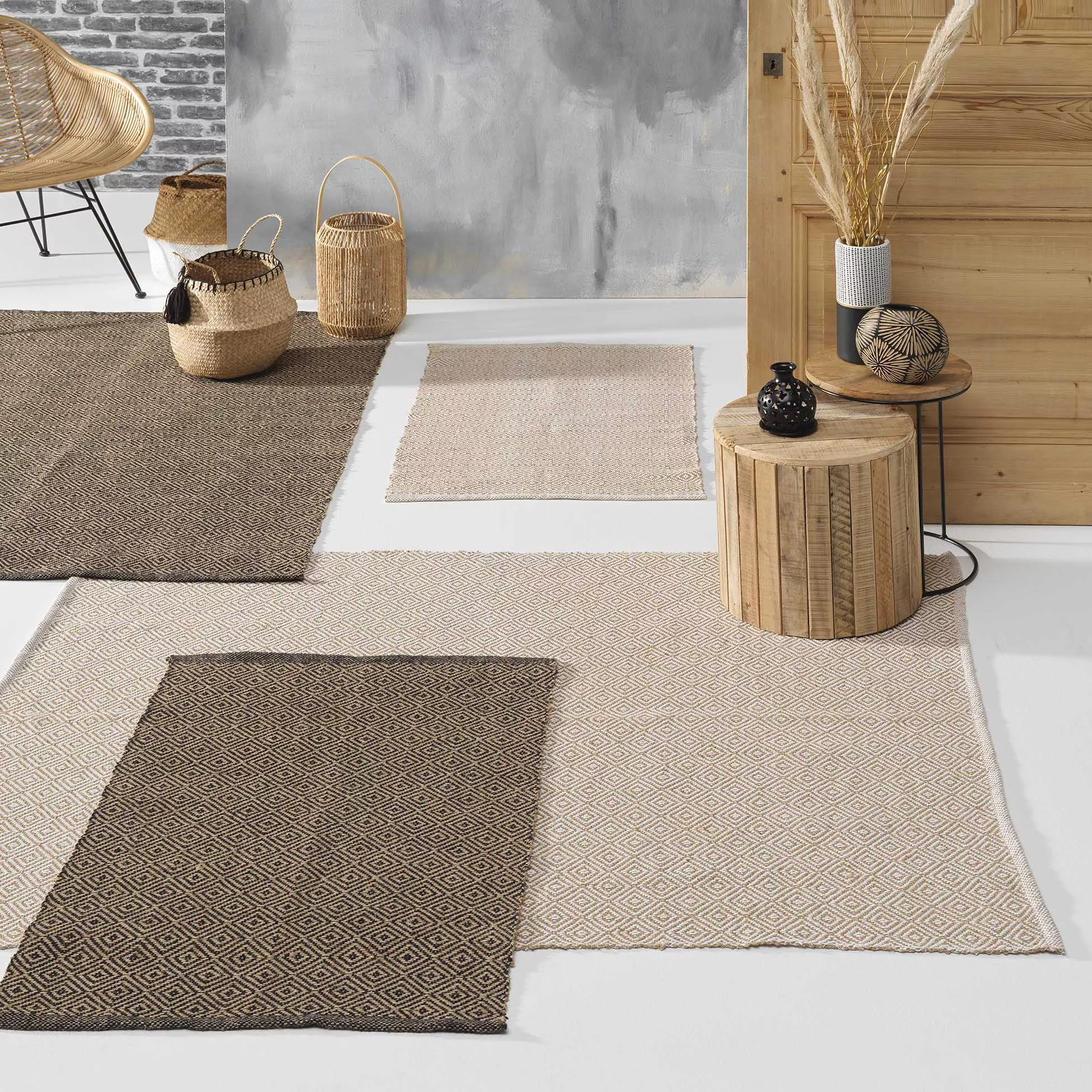 Tapis en jute 60x90cm LIVIO