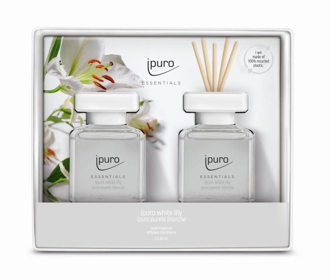 Lot de diffuseurs de parfum Ipuro WHITE LILY 2X50ML