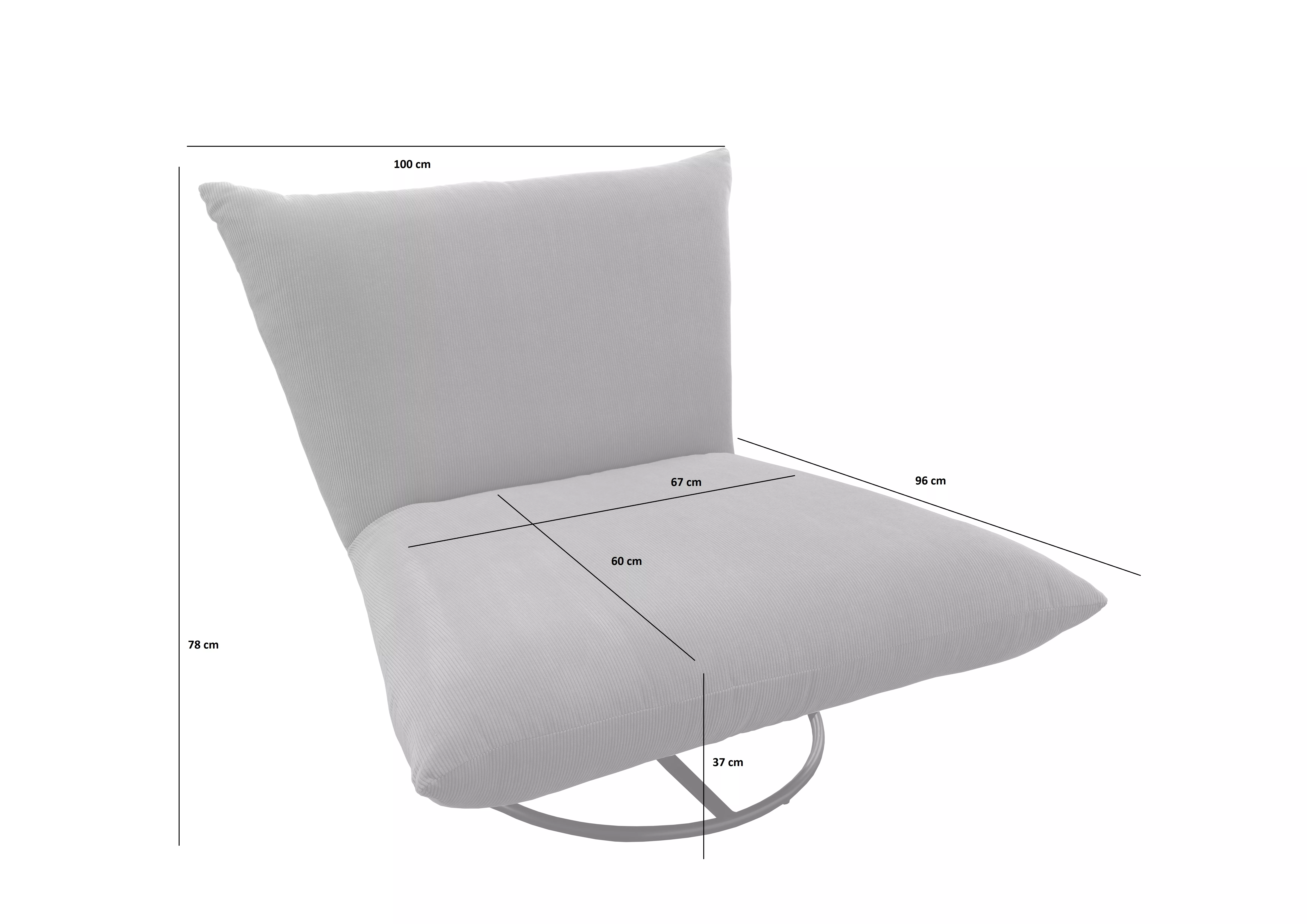 Fauteuil pivotant CREMONA