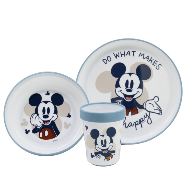 Set vaisselle 3 éléments Mickey Mouse BABY Set vaisselle 3 éléments Mickey Mouse BABY
