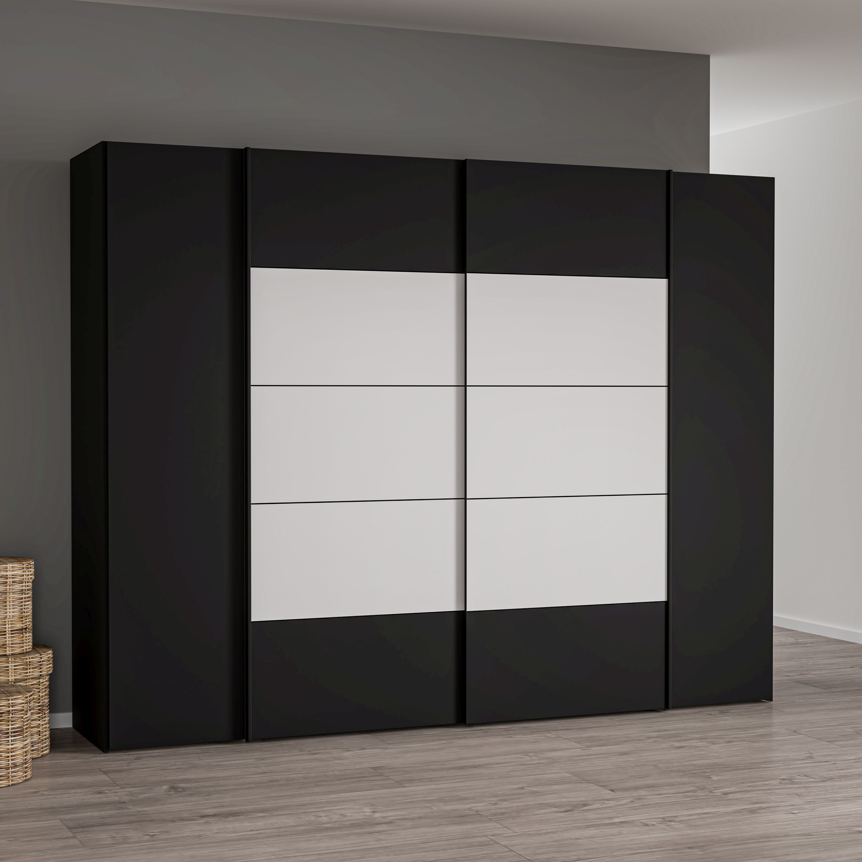 Armoire à portes battantes et coulissantes NARAGO Armoire à portes battantes et coulissantes NARAGO