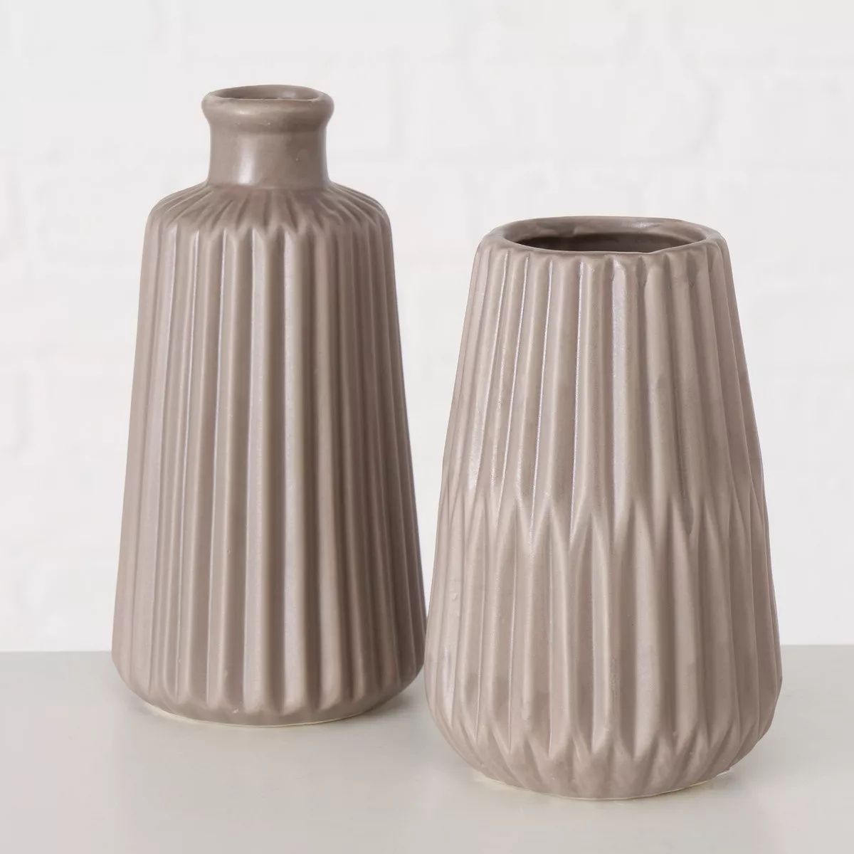 Vase aspect rainuré ESKO