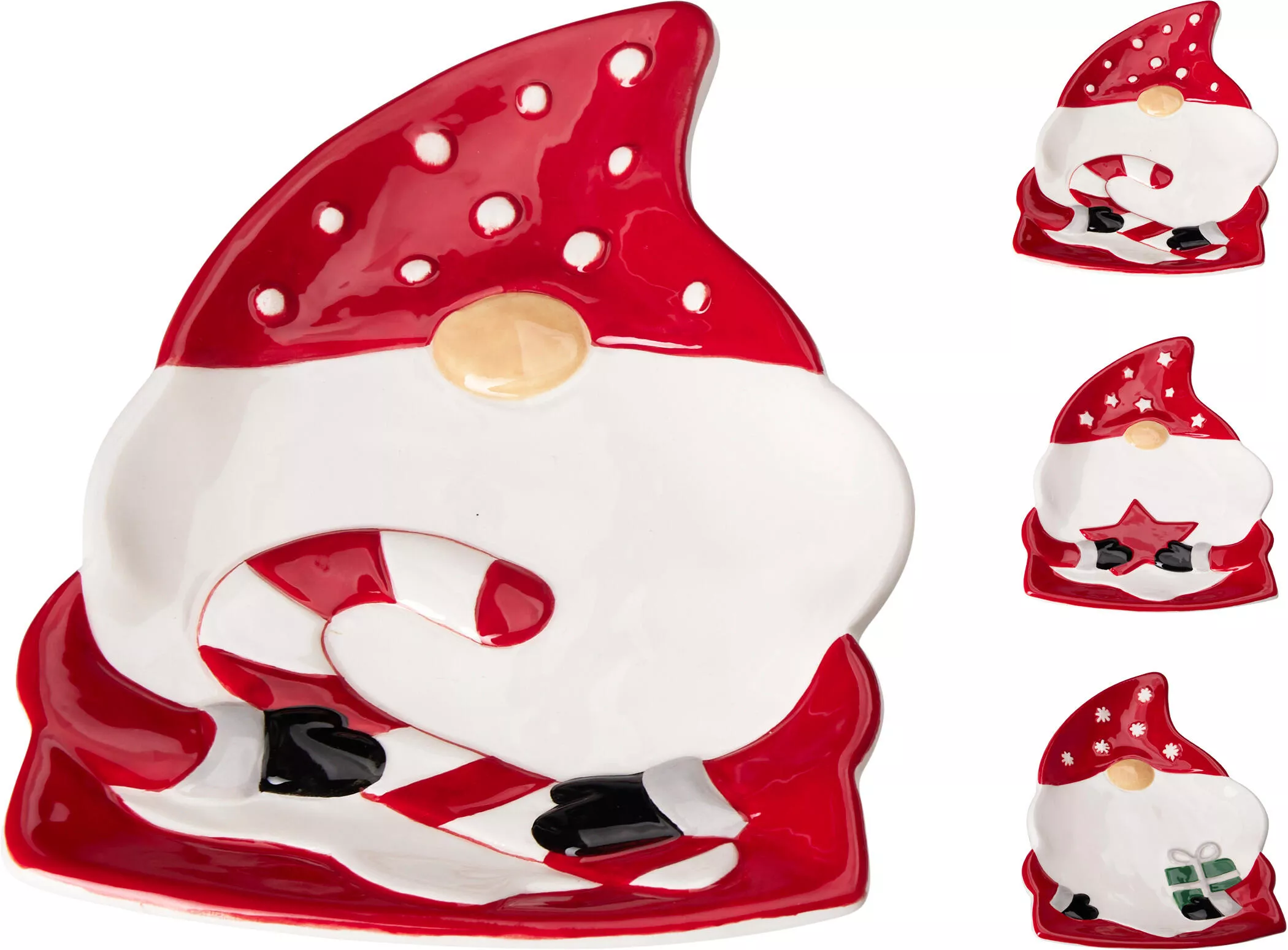 Assiette en forme de lutin CHRISTMAS