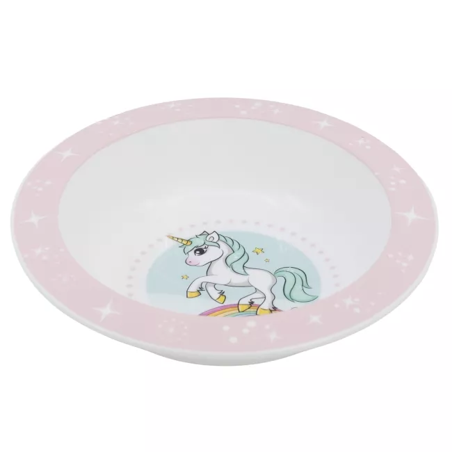 Assiette creuse licorne RAINBOW