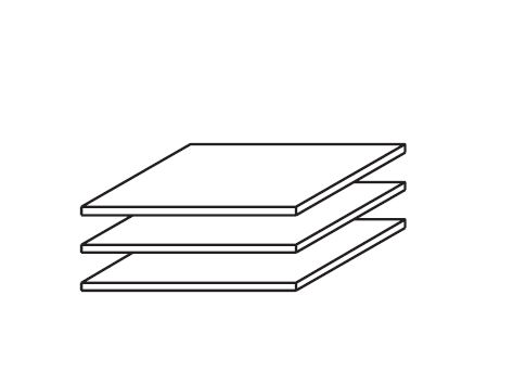 Lot de 3 tablettes  A0033.9602 Lot de 3 tablettes  A0033.9602