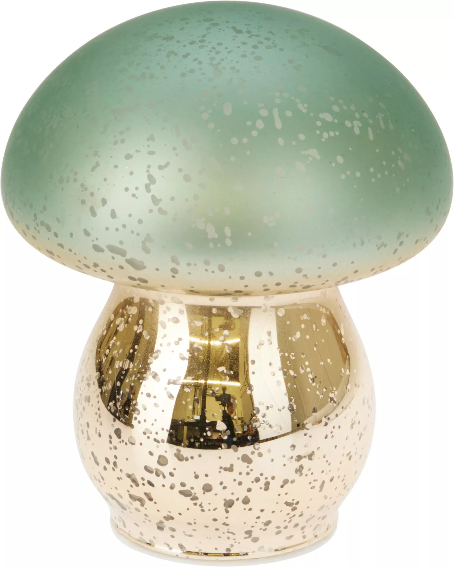 Champignon en verre avec LED DEKO