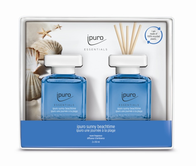 Lot de diffuseurs de parfum Ipuro  SUNNY BEACHTIME 2X50ML