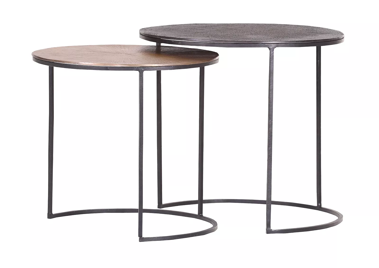 Lot de 2 tables d'appoint MIX & MATCH