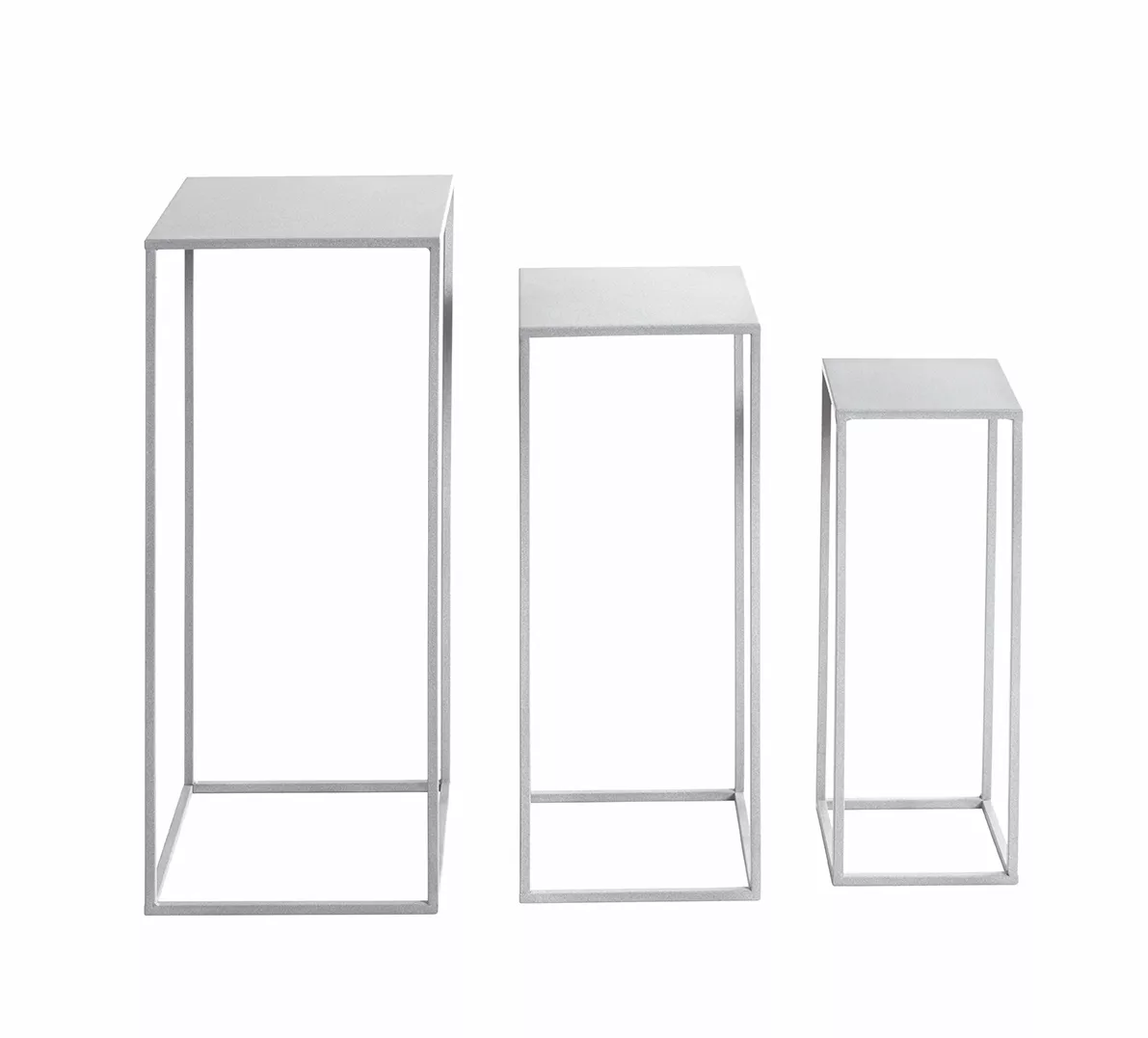 Lot de 3 sellettes porte-plantes VALLETTA 2
