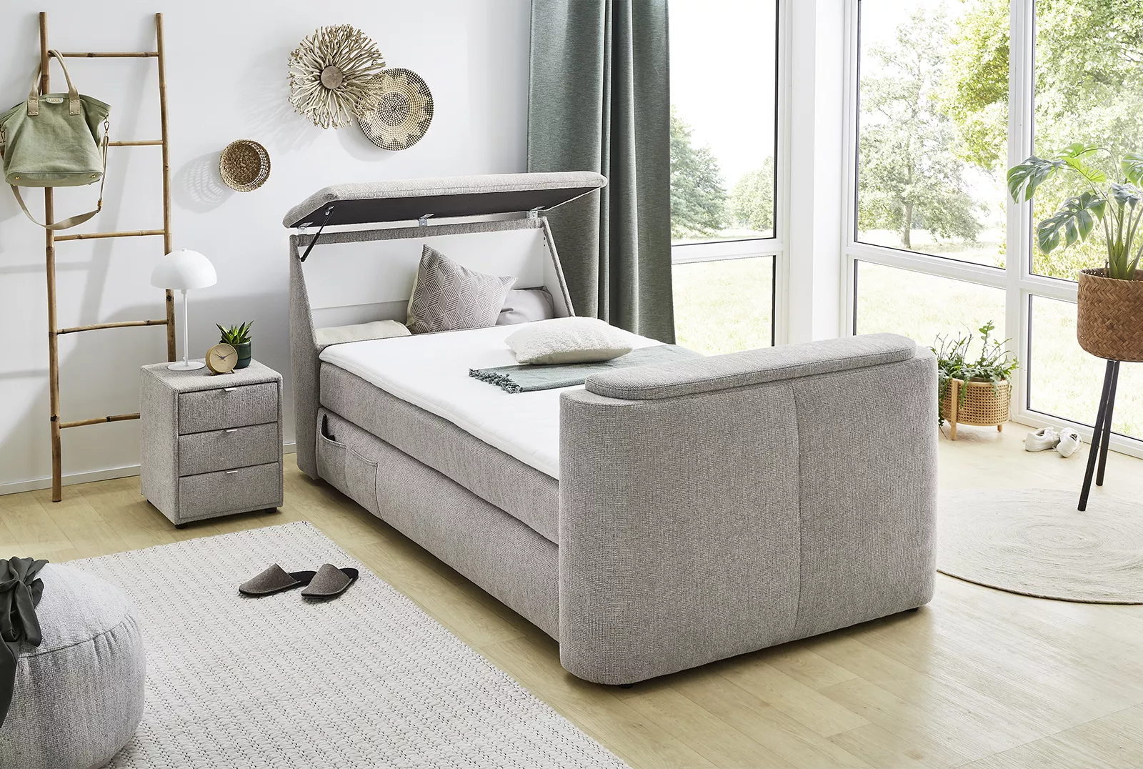 Lit boxspring CURVE