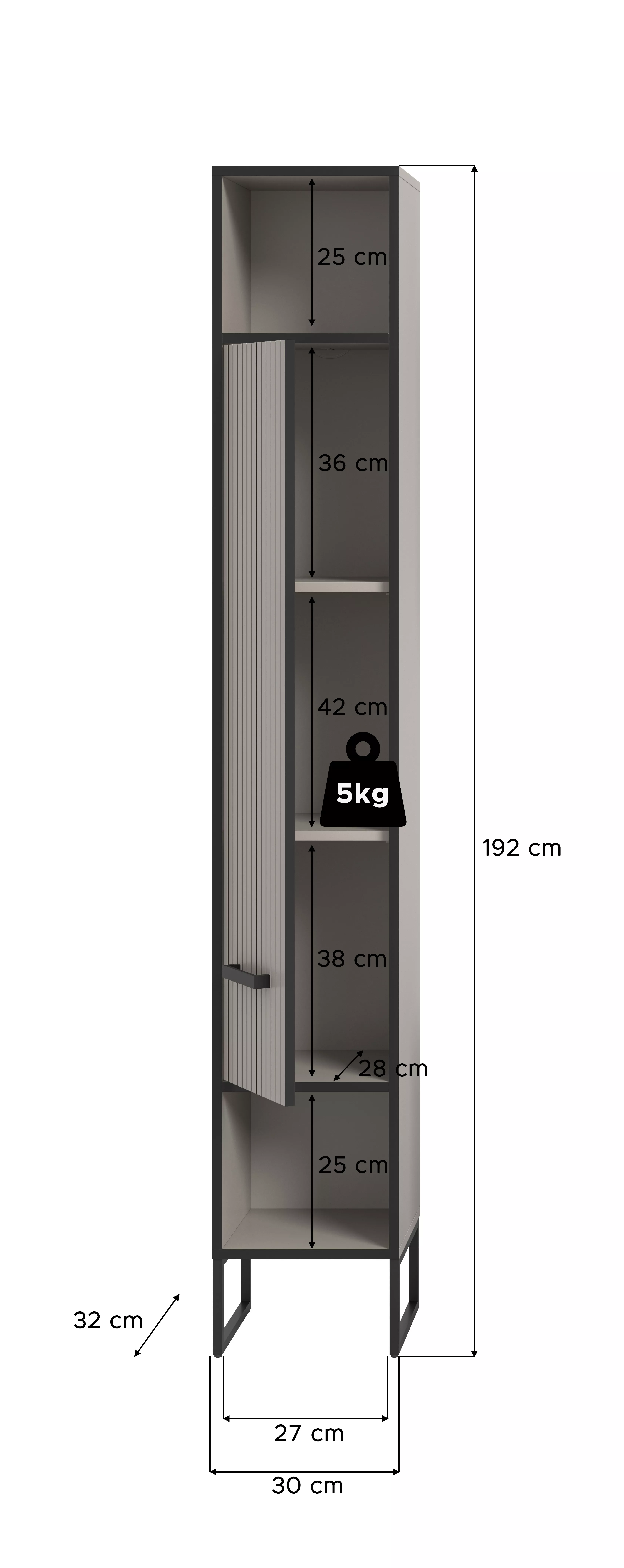 Hochschrank BAGNO Hochschrank BAGNO