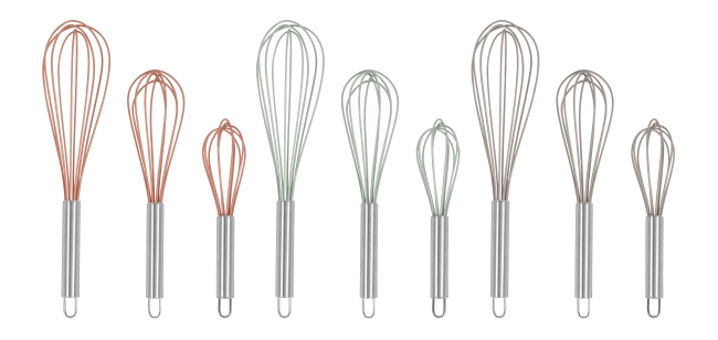 Lot de 3 fouets de cuisine DAY