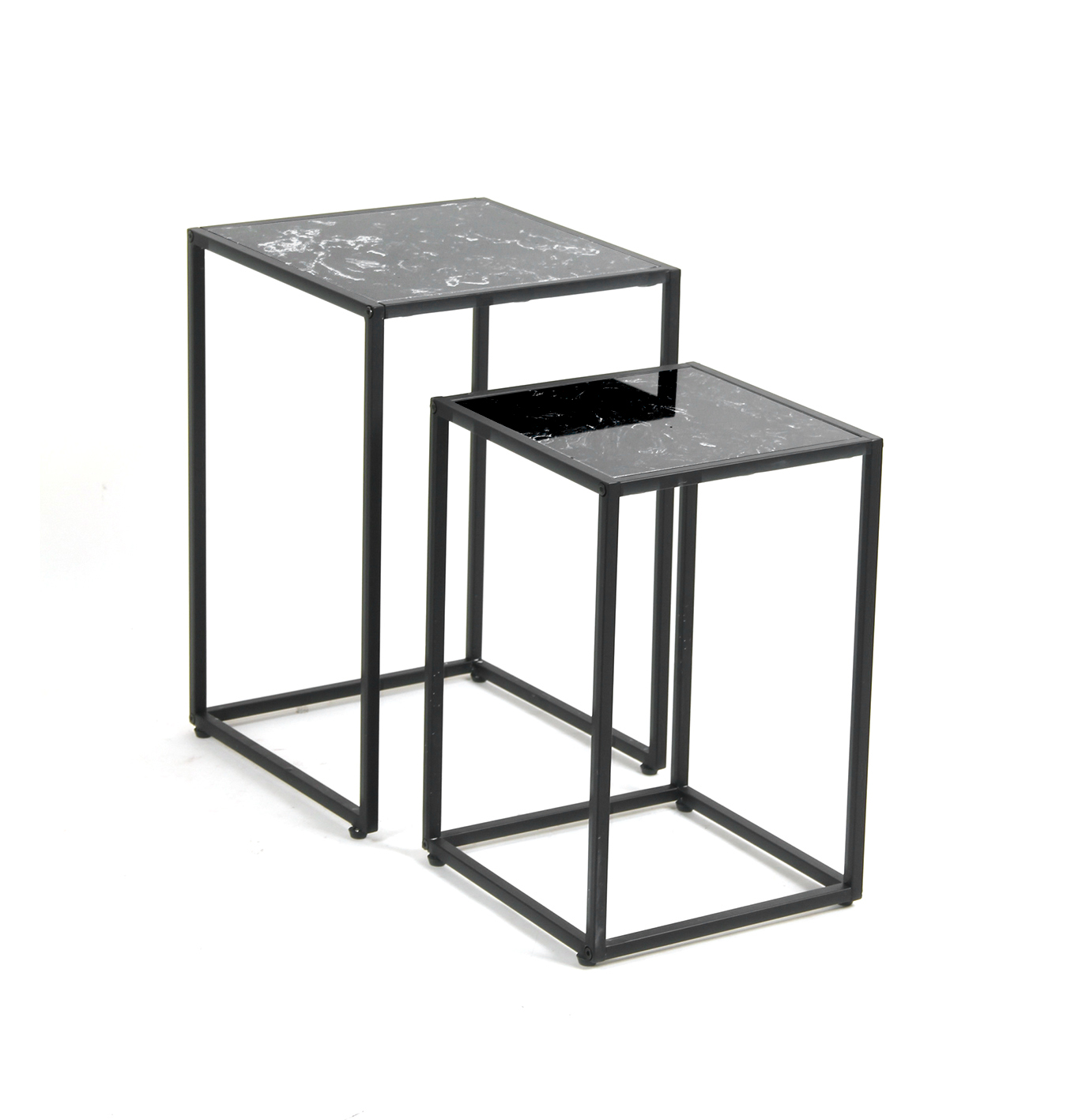 Lot de 2 tables d'appoint CALVIA Lot de 2 tables d'appoint CALVIA