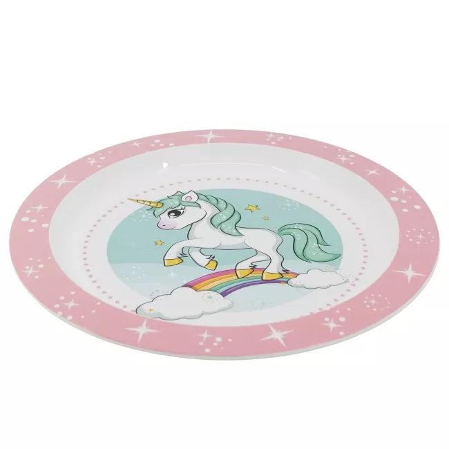 Assiette licorne RAINBOW