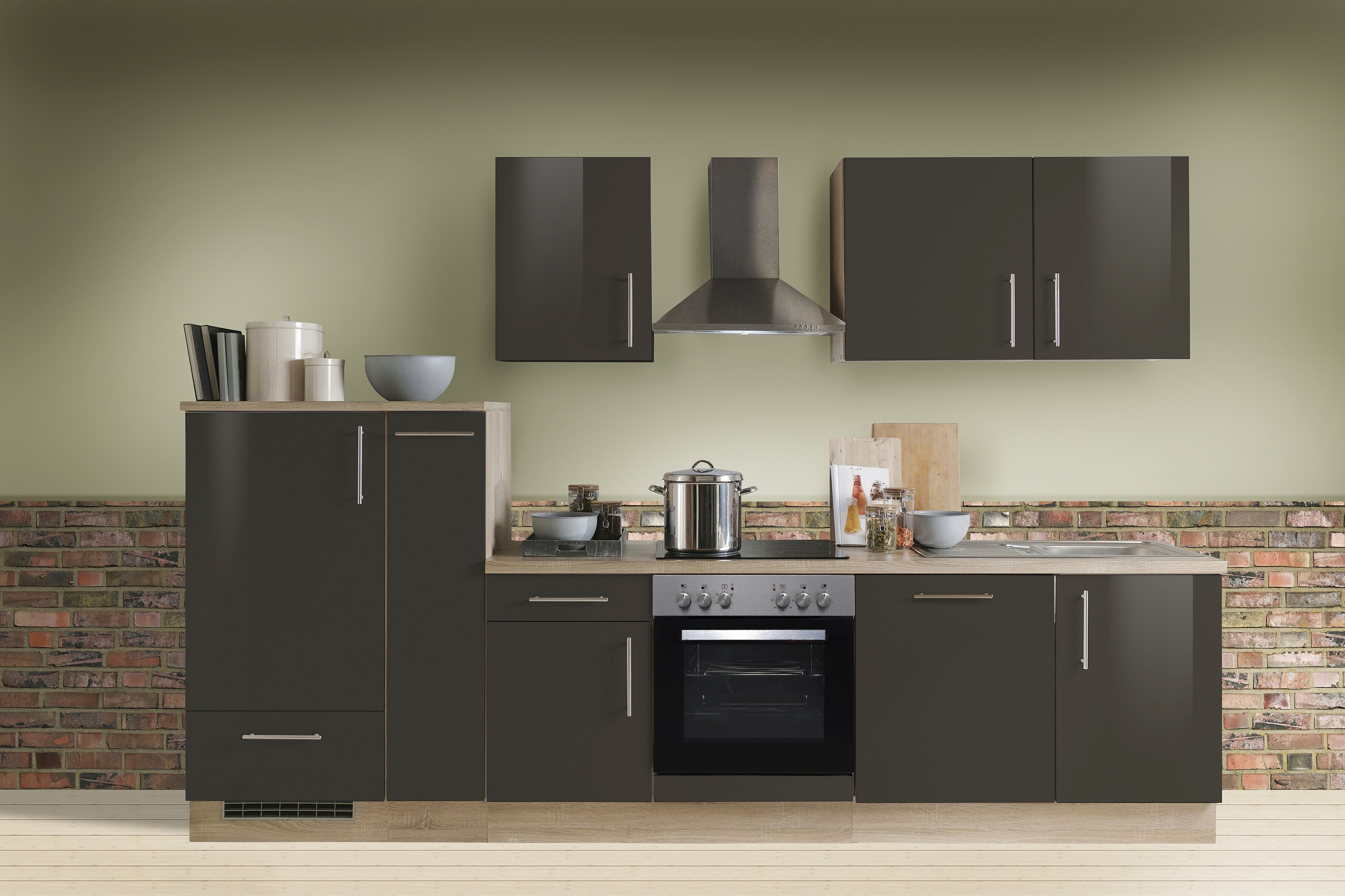 Bloc cuisine avec électroménager KONSTANZA Bloc cuisine avec électroménager KONSTANZA