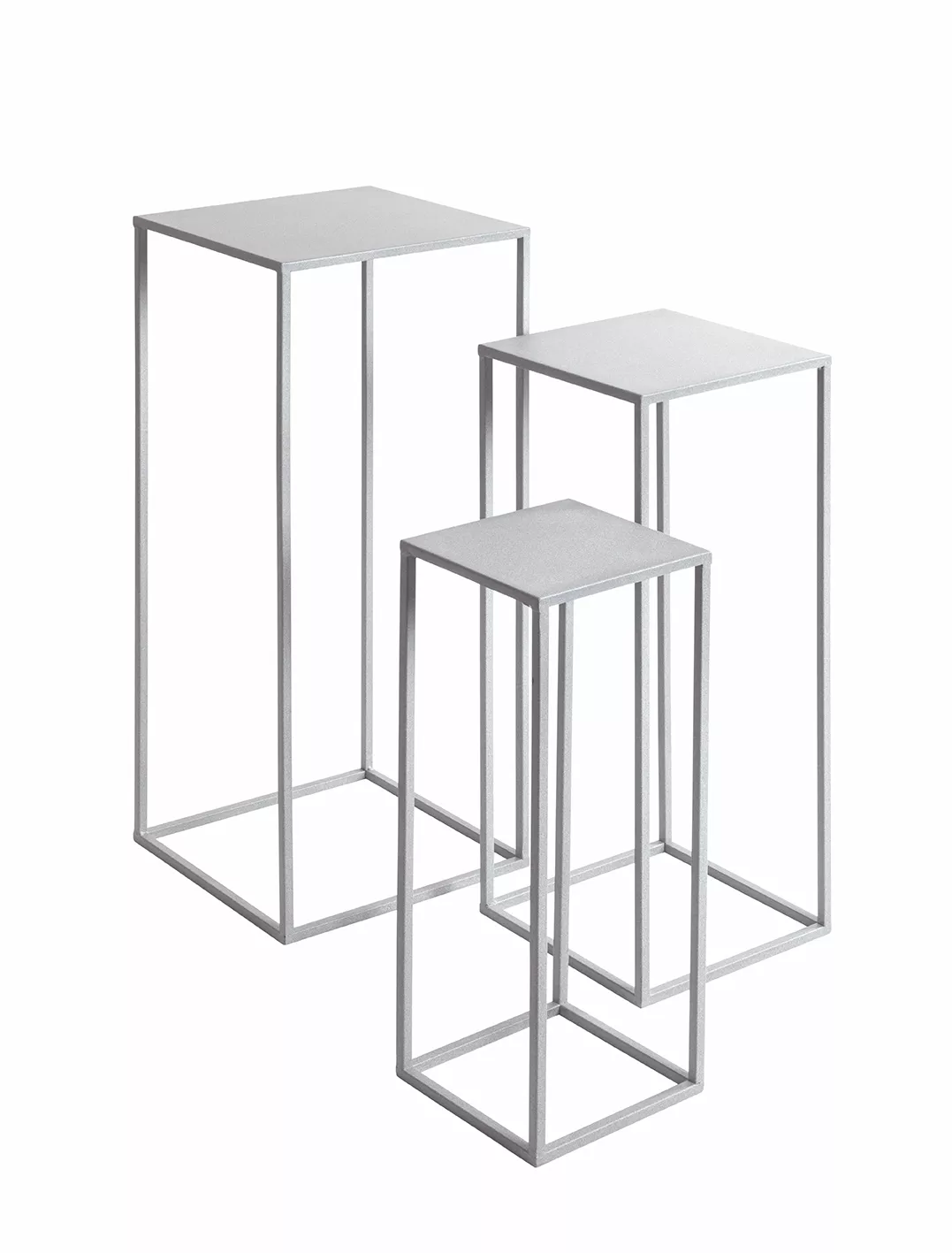 Lot de 3 sellettes porte-plantes VALLETTA 2