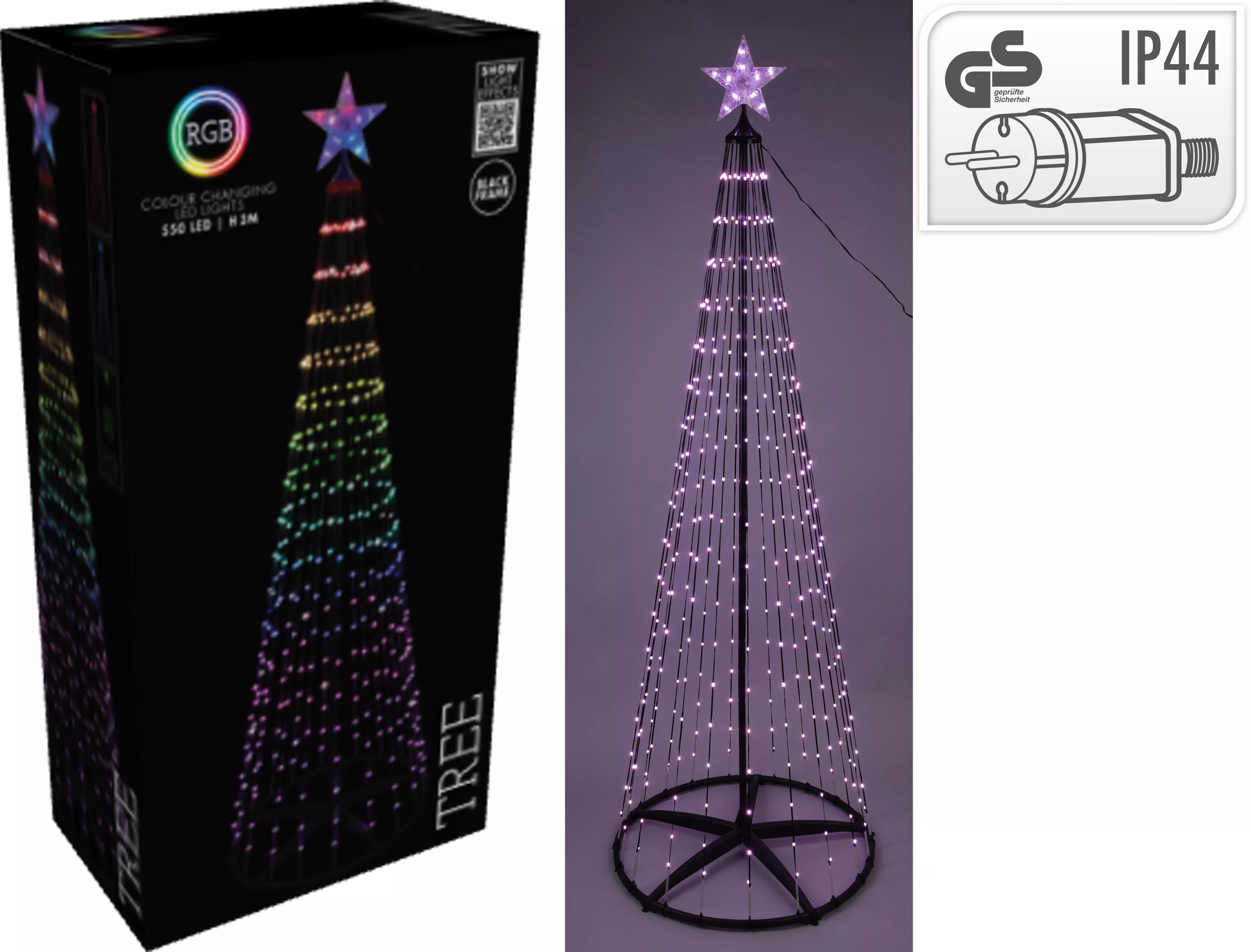 Arbre LED 550 RVB CHRISTMAS