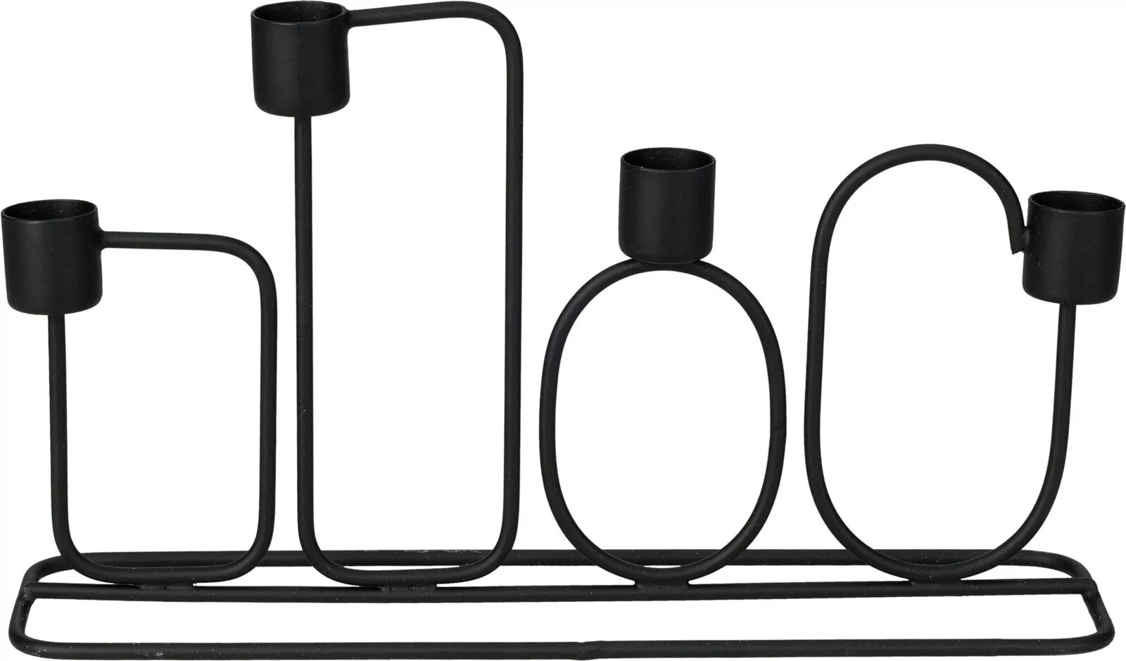 Bougeoir En Verre Réversible Par 4