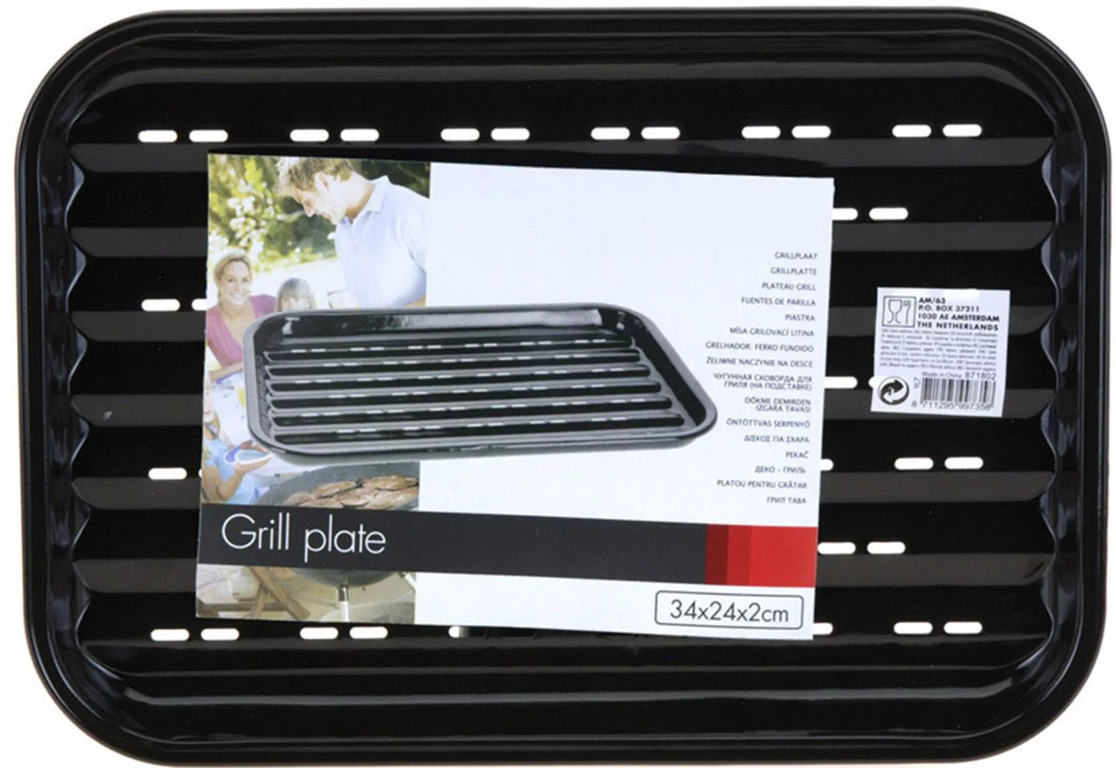 Grill de Style japonais Portable, avec grille métallique et plateau de