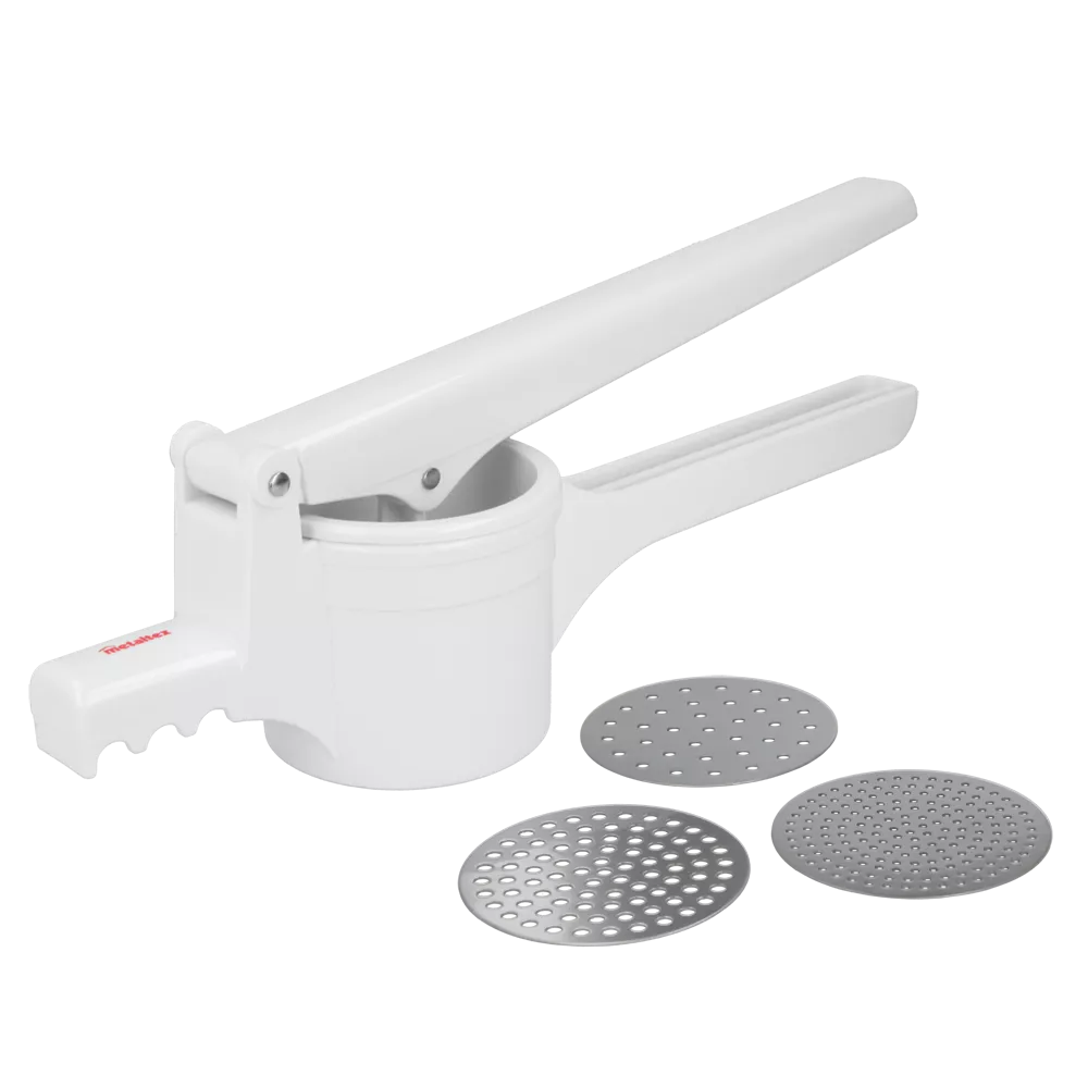 DECHOUS Presse-purée En Acier Inoxydable Avec Poignée, Facile à Nettoyer, Outil De Purée Manuel Pour Fruits, Avocats, Ail Et